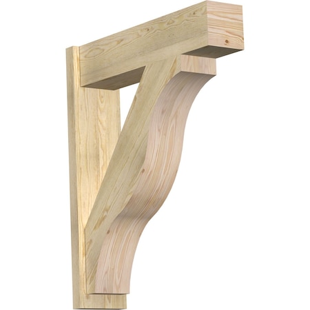 Funston Block Rough Sawn Outlooker, Douglas Fir, 8W X 32D X 38H